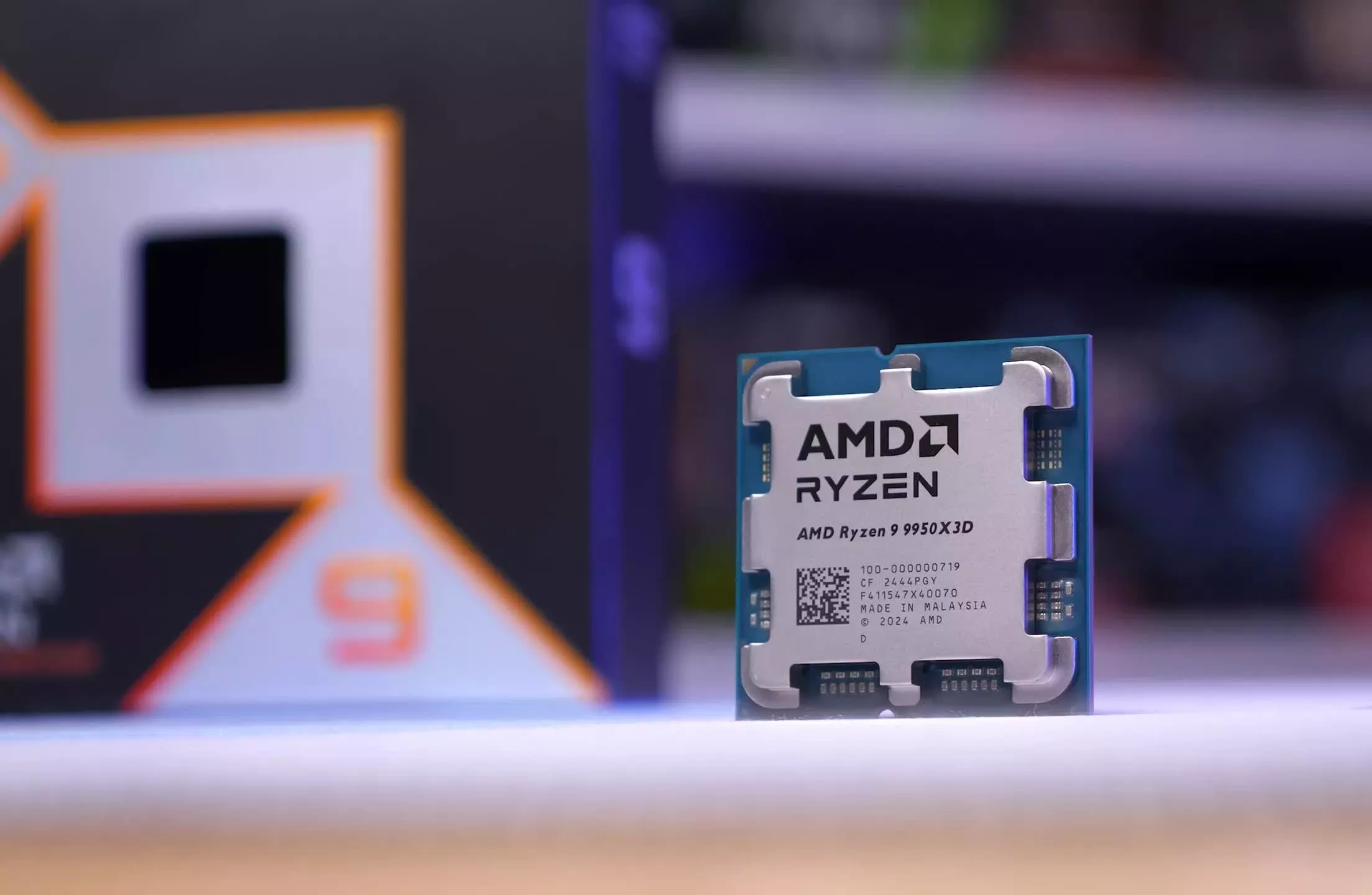 Gaming PC with AMD Ryzen 9 7950X3D, 64GB RAM, and high-end cooling for superior gaming