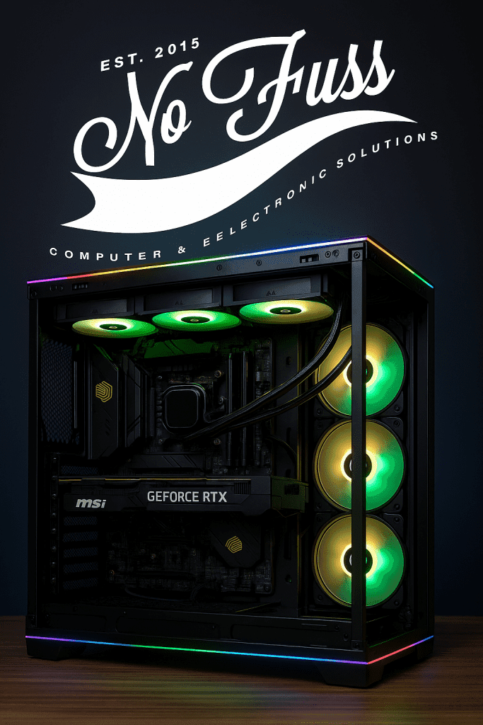 No Fuss Computers Newcastle custom gaming PC
